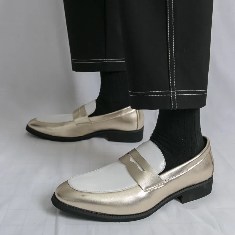 Men's Breathable Moccasin Loafers — Slip-On Flat Driving Shoes