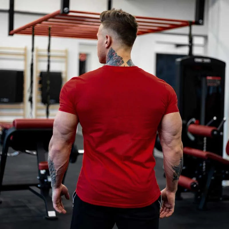 Men's Bodybuilding Graphic T-Shirt — Gym & Streetwear Cotton Tee