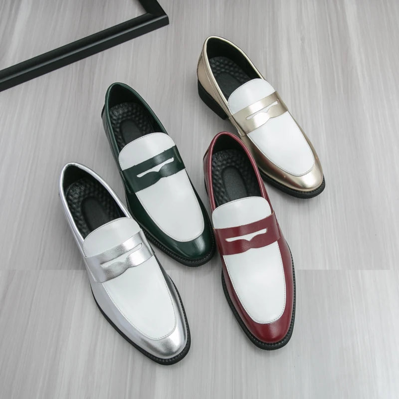Men's Breathable Moccasin Loafers — Slip-On Flat Driving Shoes
