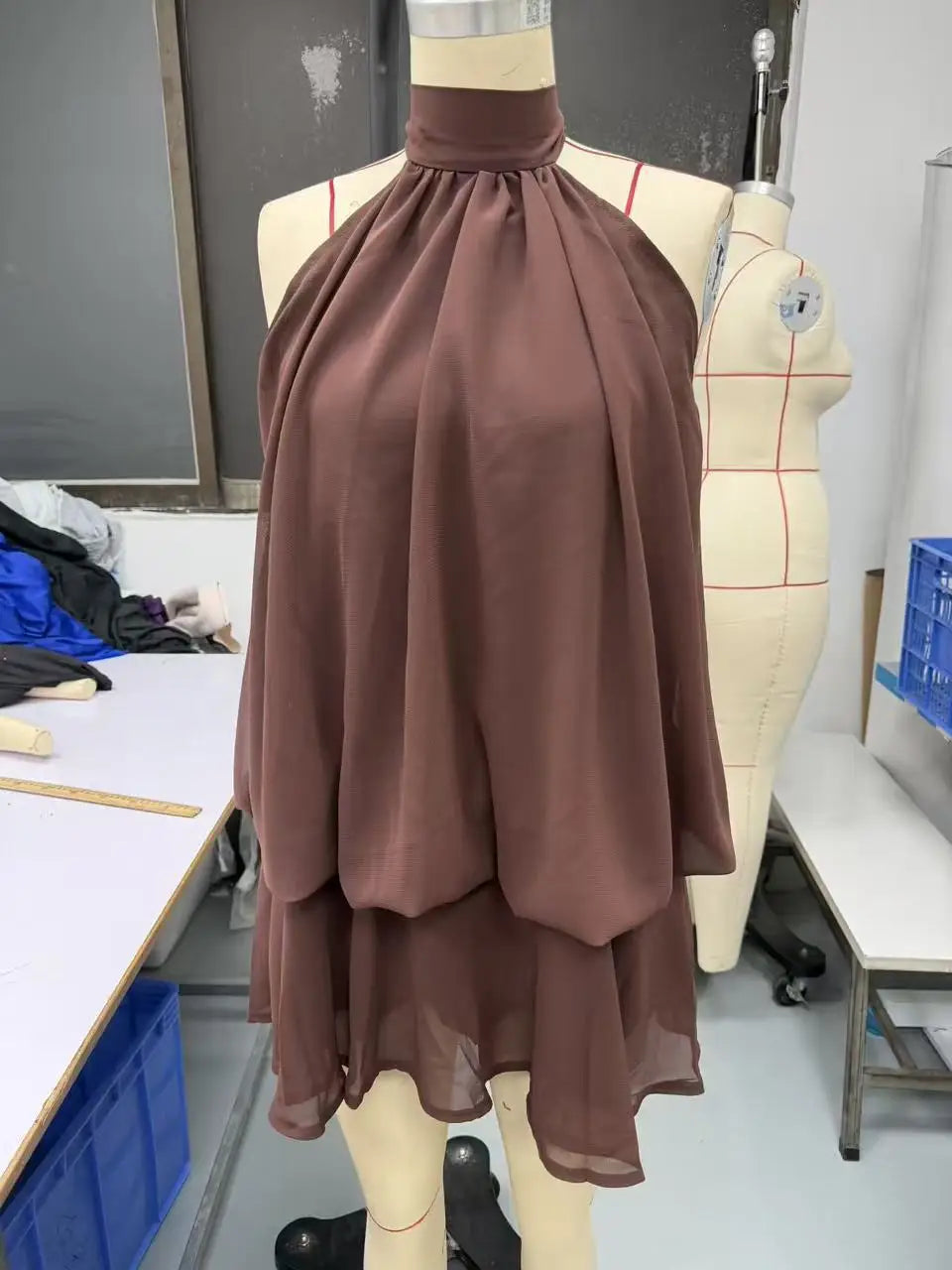 Women's Sexy Backless Slim-Fit A-Line Beachwear Dress