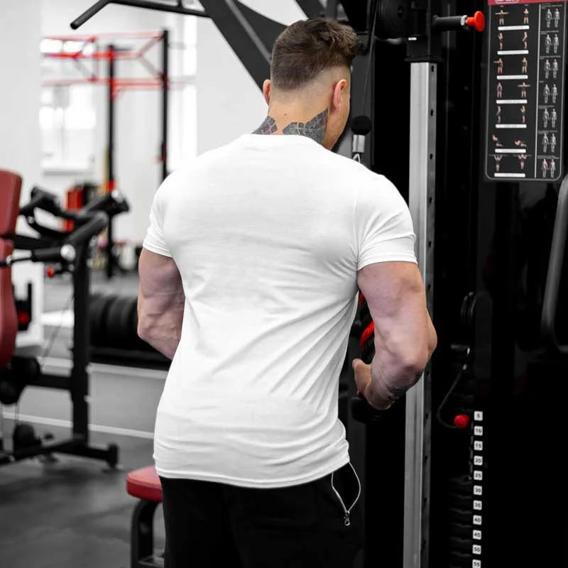 Men's Bodybuilding Graphic T-Shirt — Gym & Streetwear Cotton Tee