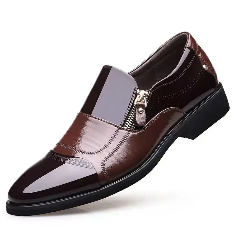 Men's Business Oxford Dress Shoes — Leather Formal Footwear