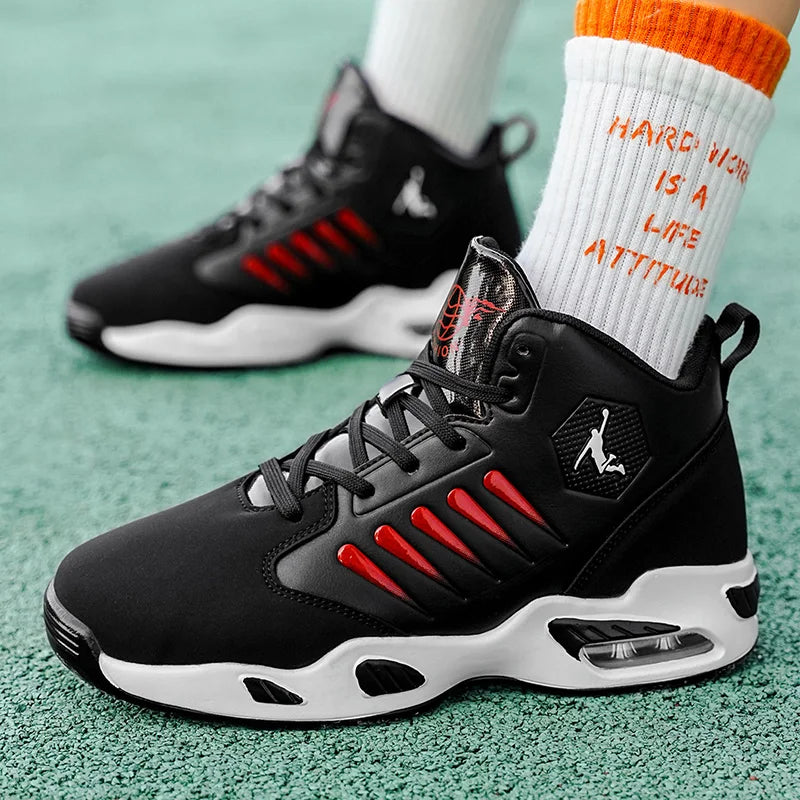 Men's Basketball & Athletic Shoes — Cushioned High-Top Sneakers