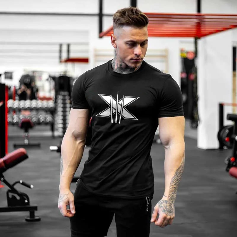 Men's Bodybuilding Graphic T-Shirt — Gym & Streetwear Cotton Tee