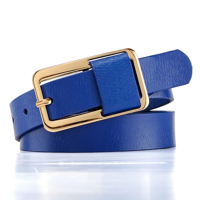 Women's Wide Cinched Waist Belt — Luxury Designer Leather Suit Waistband (105 cm)