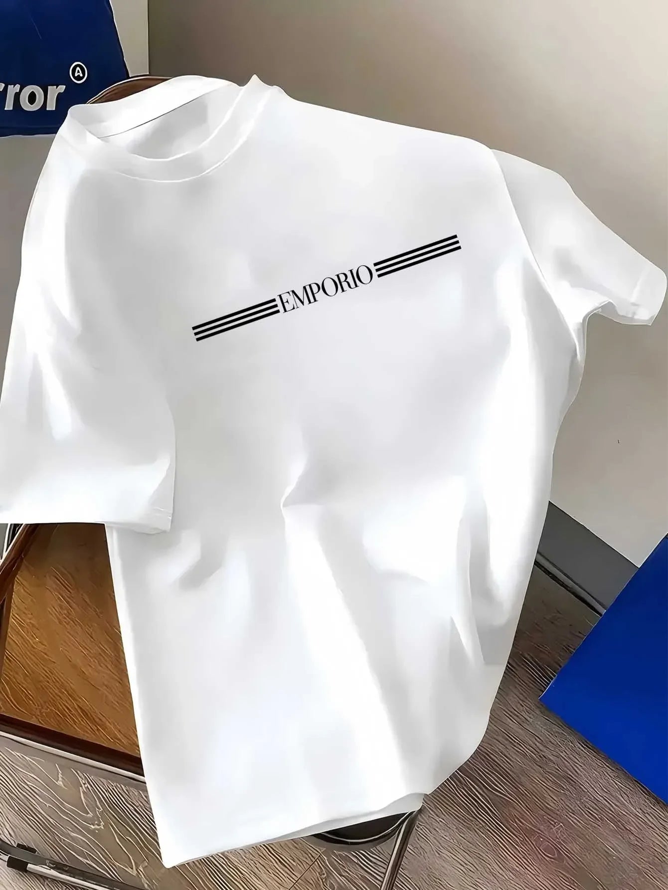 Men's Moisture-Wicking Athletic T-Shirt — Breathable Round Neck Gym Tee