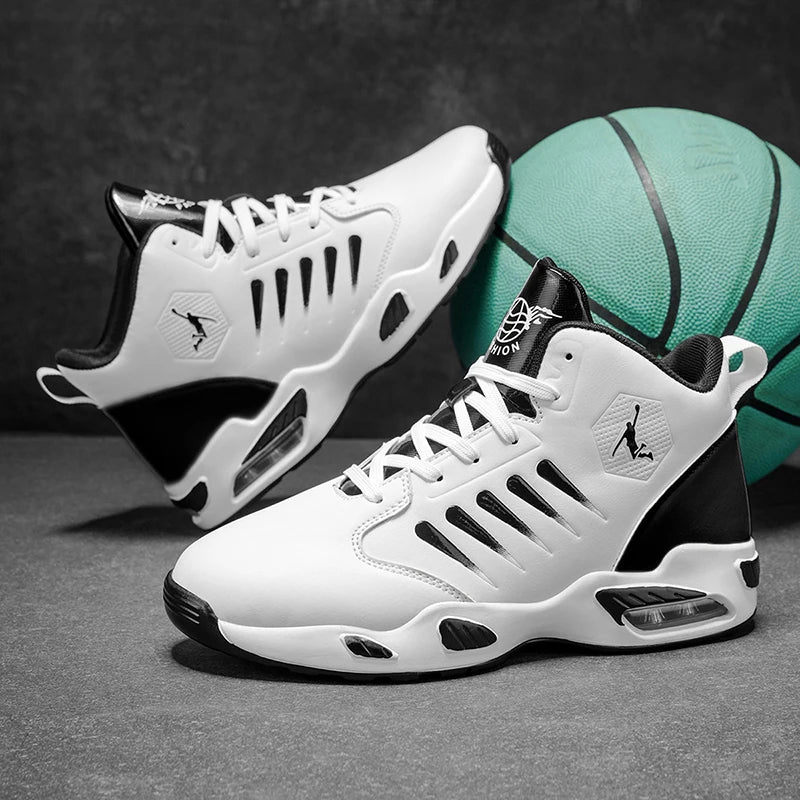 Men's Basketball & Athletic Shoes — Cushioned High-Top Sneakers