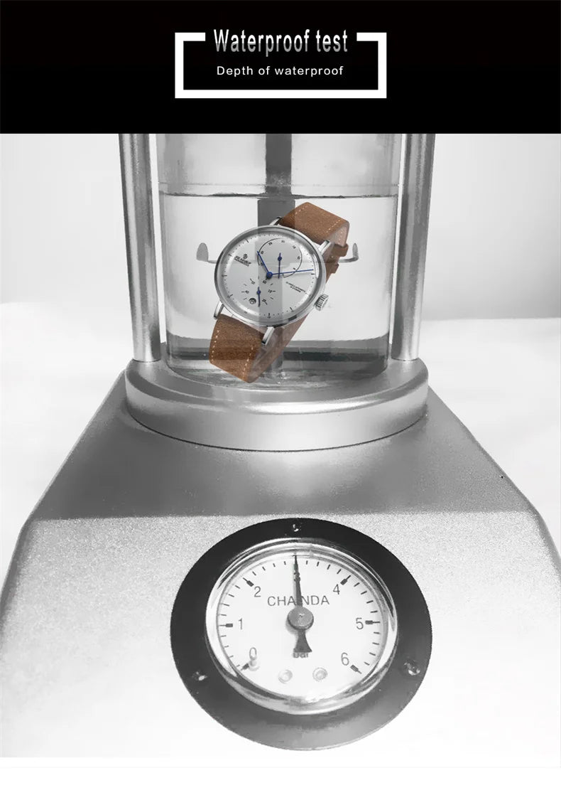 Men's Luxury Automatic Mechanical Watch — Military Style Waterproof Wristwatch