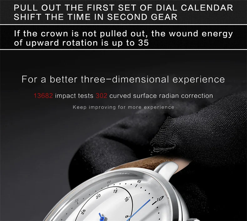 Men's Luxury Automatic Mechanical Watch — Military Style Waterproof Wristwatch