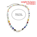 Men's Glass Flower Beaded Choker Necklace — Hip-Hop Gothic Punk Layered Pendant Chain