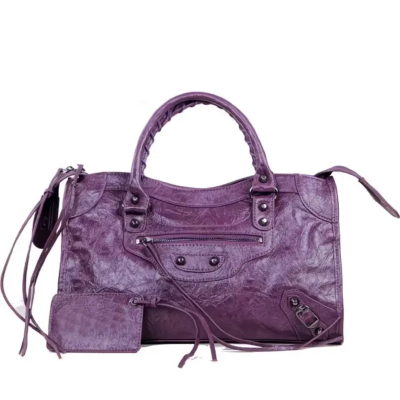 Women's Motorcycle Hobo Crossbody Bag — 2026 High Capacity Luxury Travel Shoulder Bag