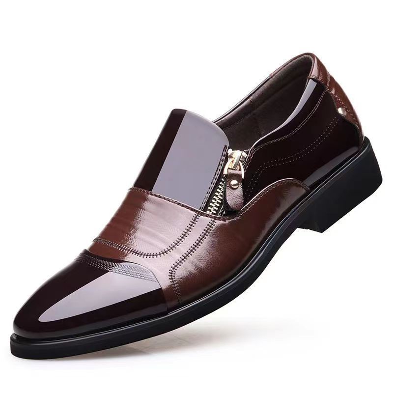 Men's Business Oxford Dress Shoes — Leather Formal Footwear