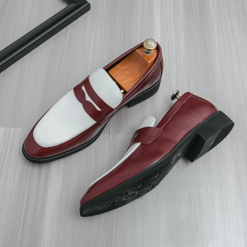 Men's Breathable Moccasin Loafers — Slip-On Flat Driving Shoes