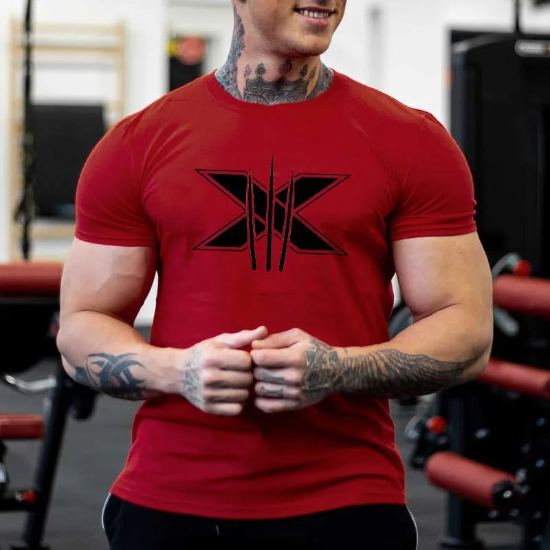 Men's Bodybuilding Graphic T-Shirt — Gym & Streetwear Cotton Tee