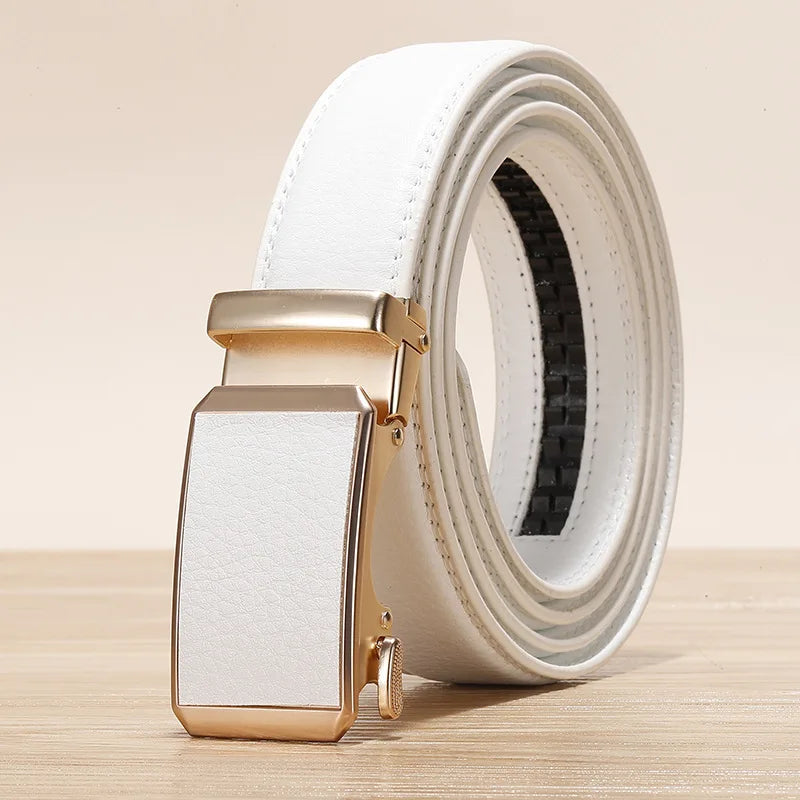 Women's Genuine Leather Belt — Multi-Colour Elegant Strap for Dresses & Business