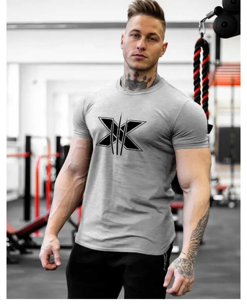 Men's Bodybuilding Graphic T-Shirt — Gym & Streetwear Cotton Tee