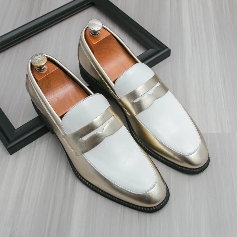 Men's Breathable Moccasin Loafers — Slip-On Flat Driving Shoes