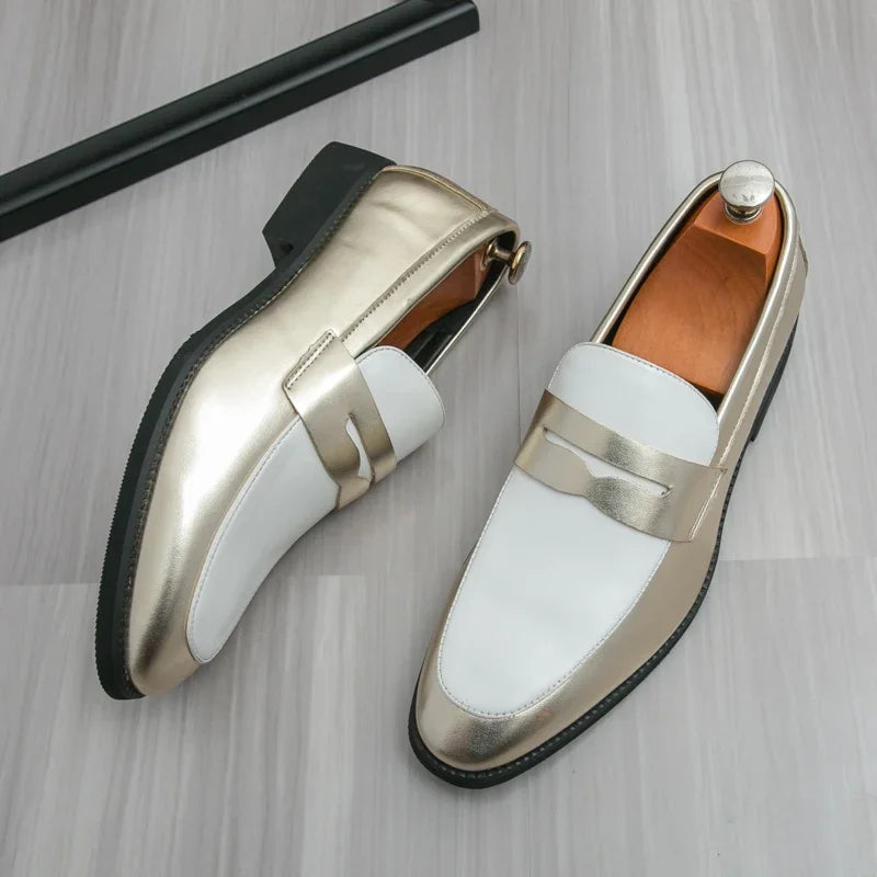 Men's Breathable Moccasin Loafers — Slip-On Flat Driving Shoes