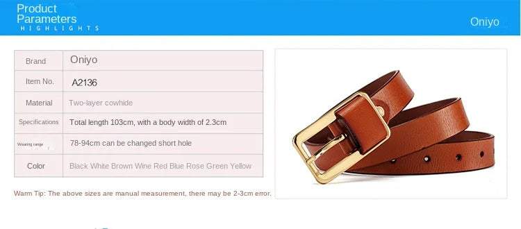 Women's Wide Cinched Waist Belt — Luxury Designer Leather Suit Waistband (105 cm)