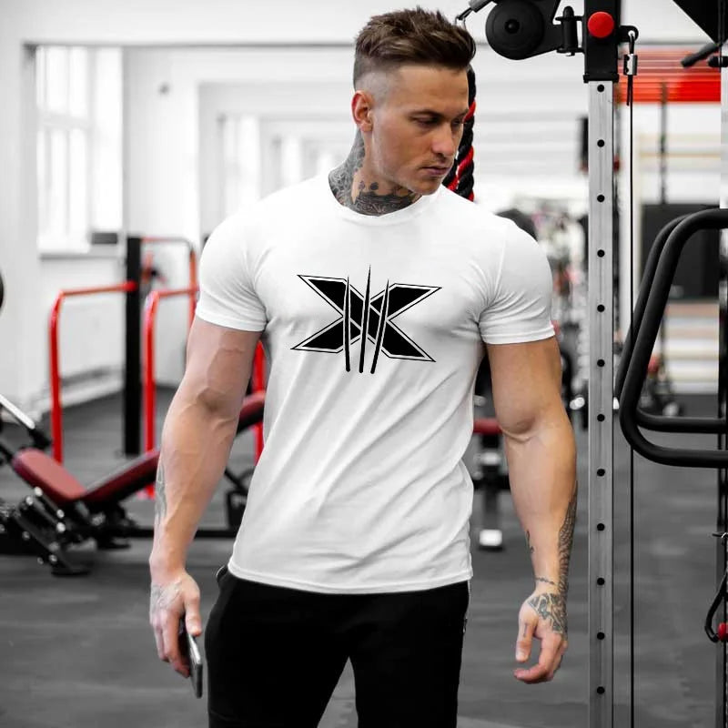 Men's Bodybuilding Graphic T-Shirt — Gym & Streetwear Cotton Tee