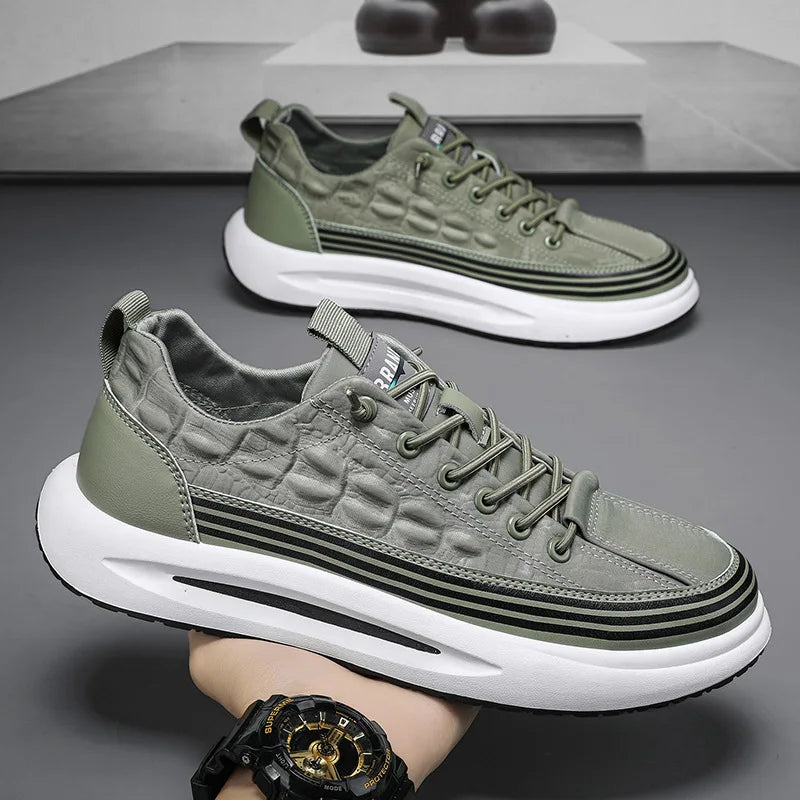 Men's Non-Slip Platform Sneakers — Breathable Casual Loafers