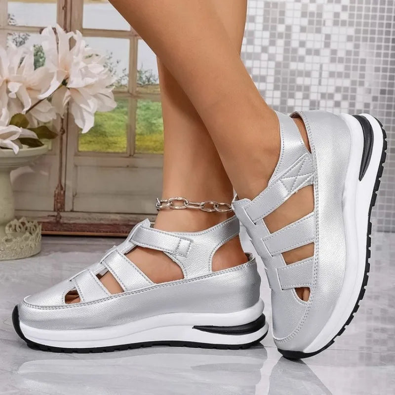 Women's Platform Wedge Gladiator Sandals — High Heel Open Toe Summer Shoes