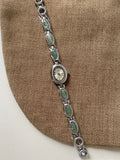 Women's Luxury Jade Green Jewelry Bracelet Watch — Quartz Dress Wristwatch