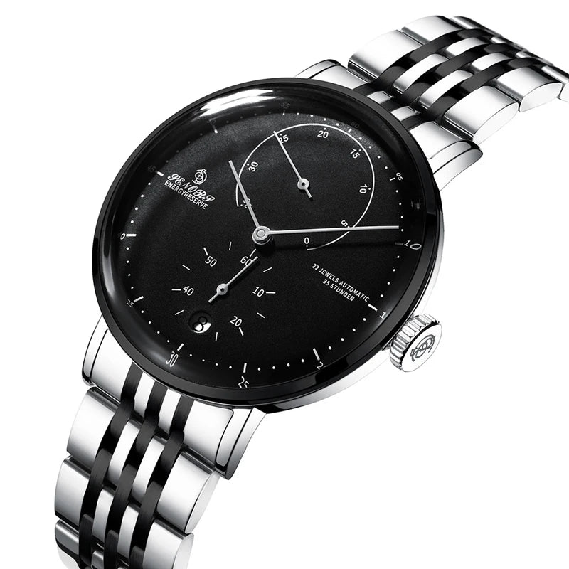 Men's Luxury Automatic Mechanical Watch — Military Style Waterproof Wristwatch