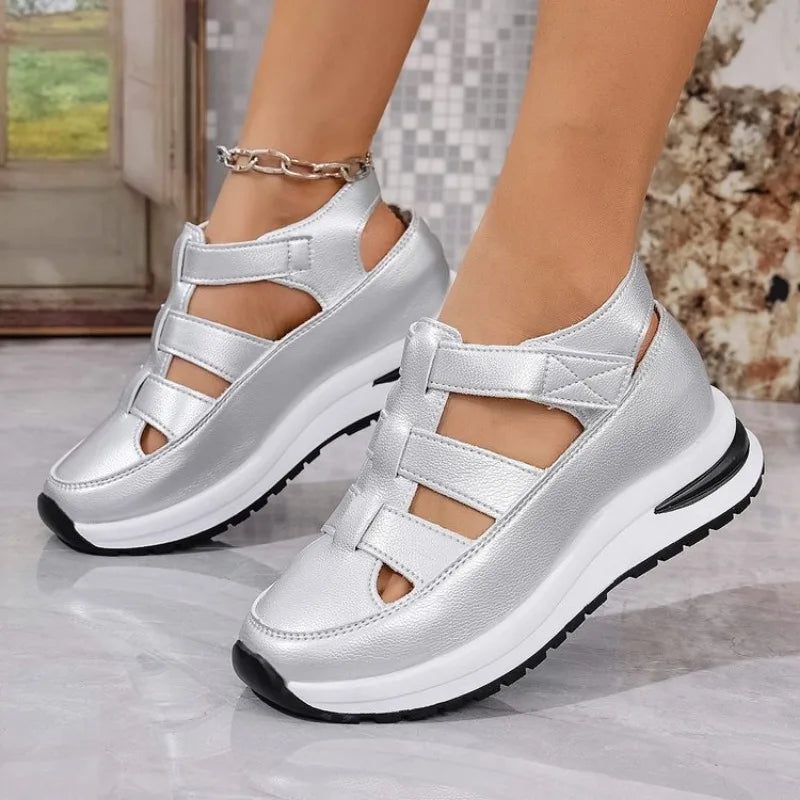 Women's Platform Wedge Gladiator Sandals — High Heel Open Toe Summer Shoes