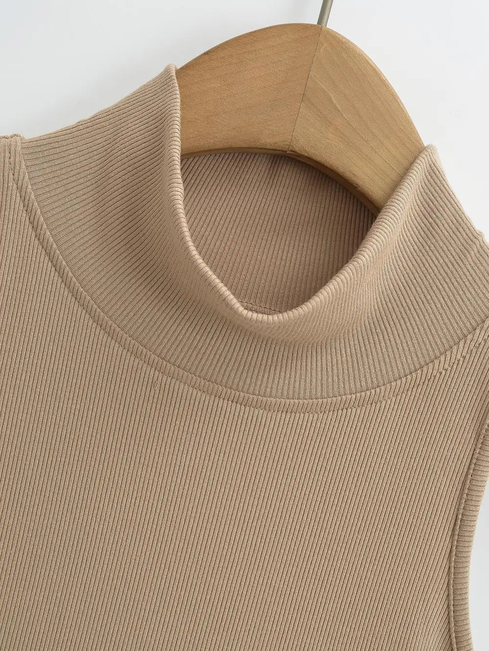 Women's Turtleneck Knit Bodycon Ankle-Length Maxi Dress