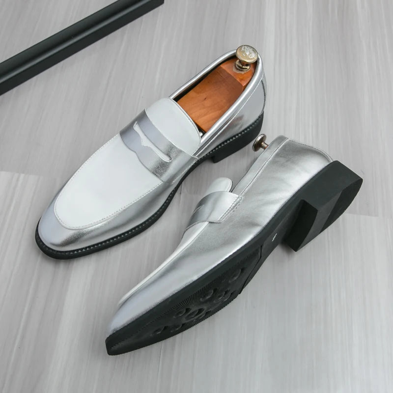 Men's Breathable Moccasin Loafers — Slip-On Flat Driving Shoes