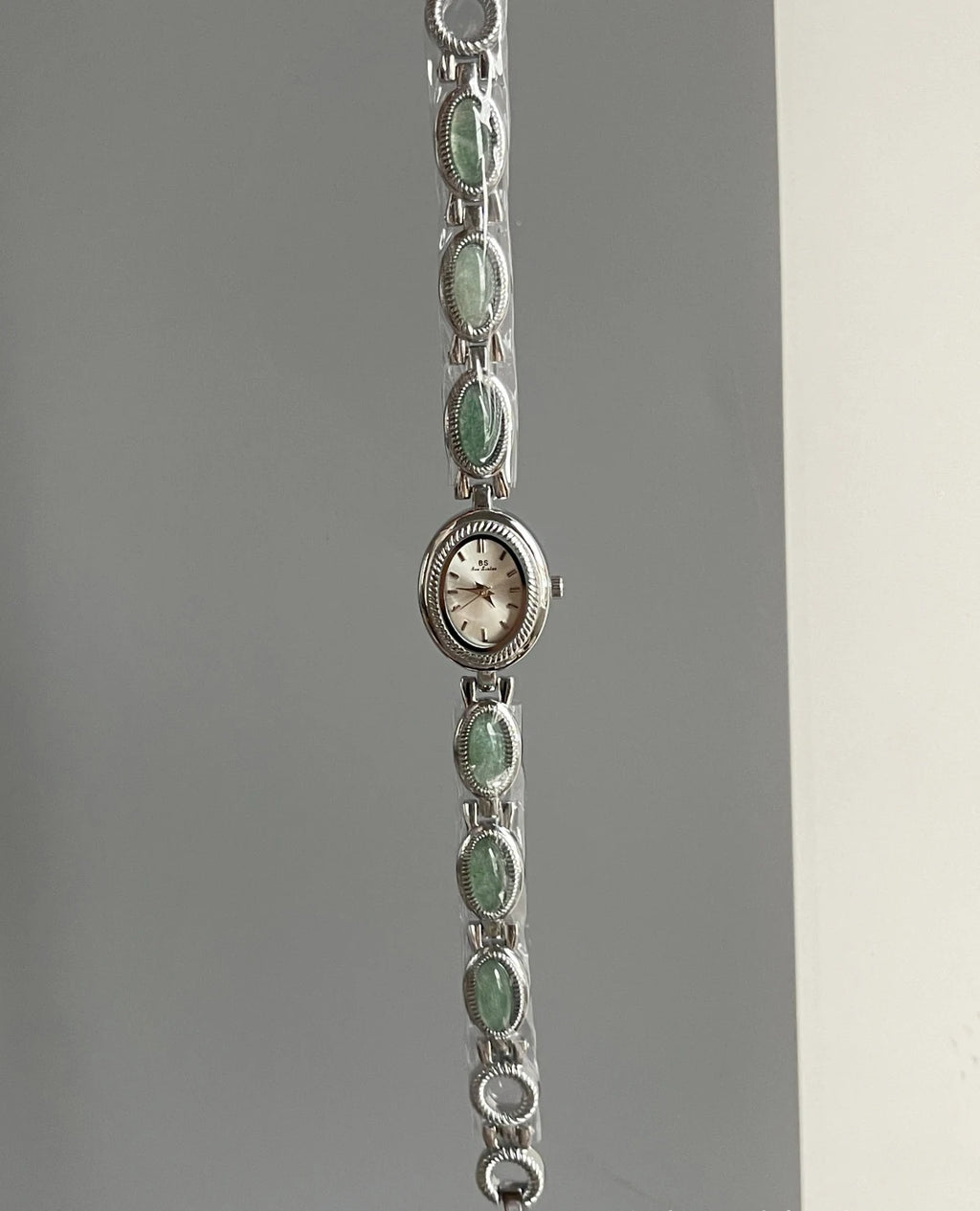 Women's Luxury Jade Green Jewelry Bracelet Watch — Quartz Dress Wristwatch
