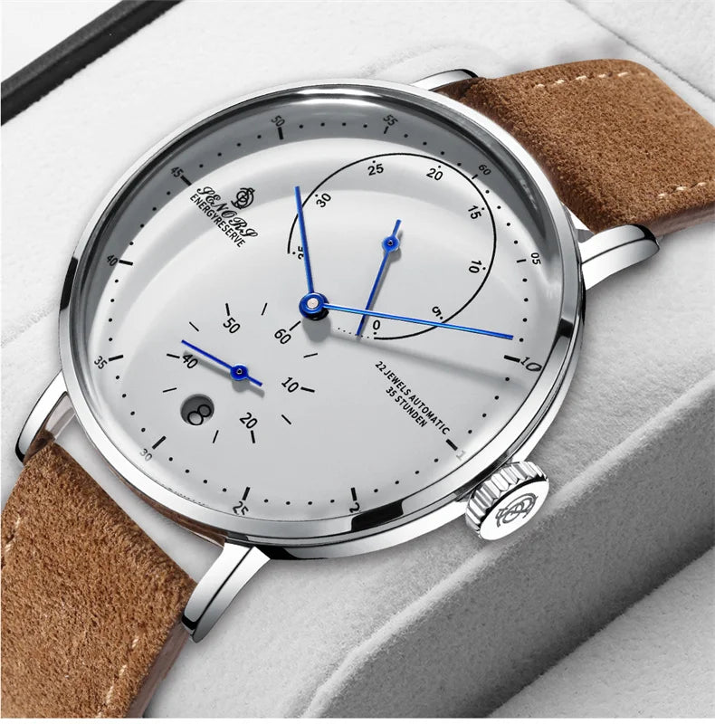 Men's Luxury Automatic Mechanical Watch — Military Style Waterproof Wristwatch